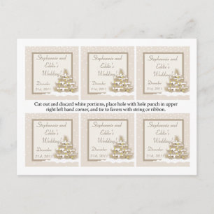 Cartão Postal De Festividades Tags Favor Natal no Centro Histórico