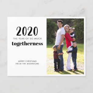 Cartão Postal De Festividades Tão Juntos 2020 Feliz Foto De Natal