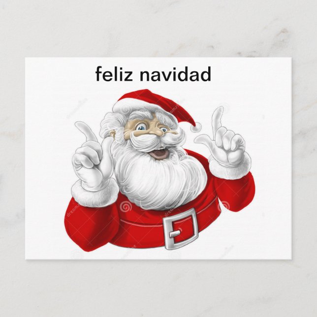 Cartão Postal De Festividades tarjetas de Felfelicidade navidad (Frente)