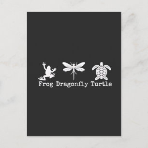 Cartão Postal De Festividades Tartaruga Sutil Anti-Trump FDT Anti-Maga Sapo