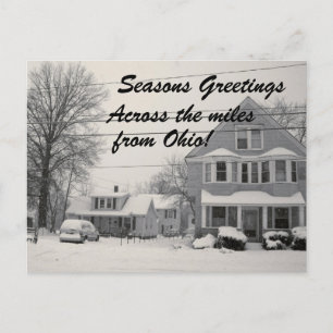 CARTÃO POSTAL DE FESTIVIDADES TEMPORIZAÇÕES DE OHIO