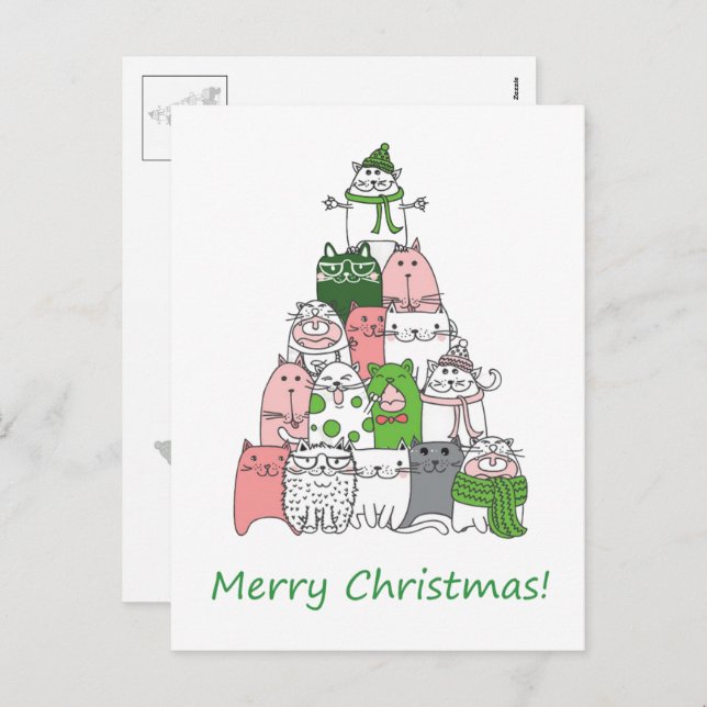 Cartão Postal De Festividades Tenha um Feliz Natal! (Frente/Verso)