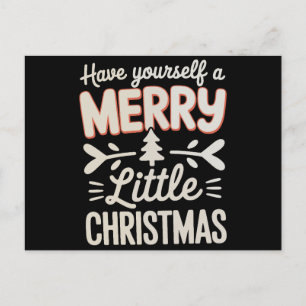Cartão Postal De Festividades Tenha Um Natal Feliz e Alegre