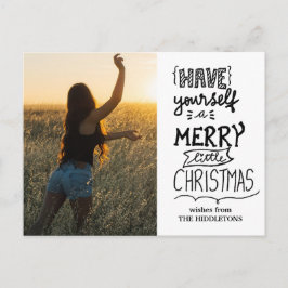 Cartão Postal De Festividades Tenha Um Natal Feliz | Foto