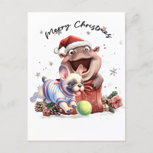 Cartão Postal De Festividades Tênis Natal temático