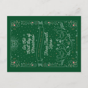 Cartão Postal De Festividades TERCEIRO DIA DO NATAL / Cartão de Natal