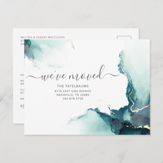 Cartão Postal De Festividades Terra como se tivéssemos movido o roteiro (Frente/Verso)