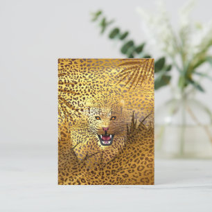 Cartão Postal De Festividades Território Leopard 1