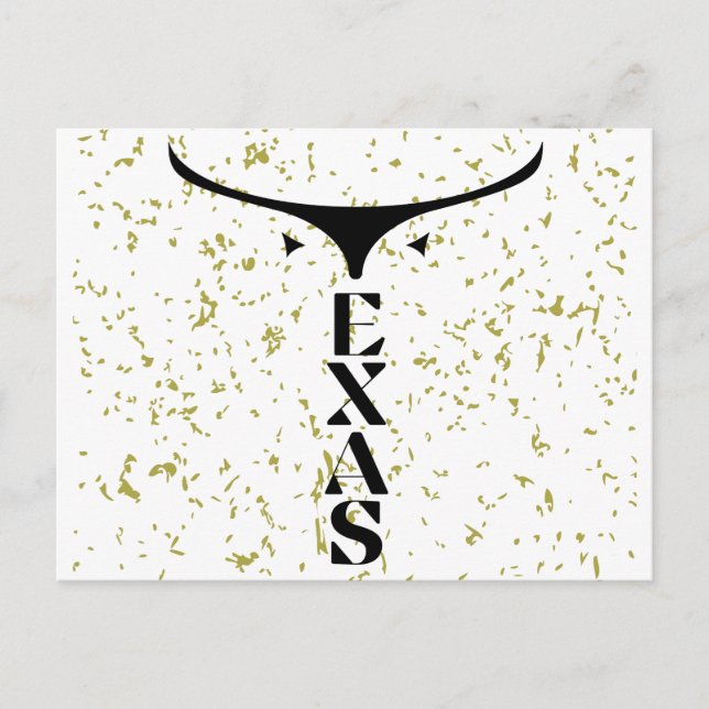 CARTÃO POSTAL DE FESTIVIDADES TEXAS (Frente)