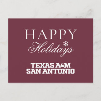 Cartão Postal De Festividades Texas A&M San Antonio