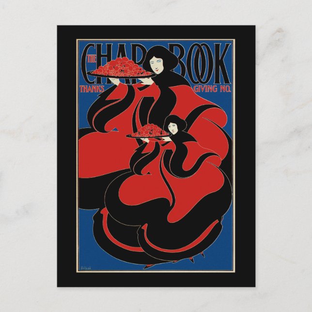 Cartão Postal De Festividades The Chap-Book, Thanksgiving Number (Frente)