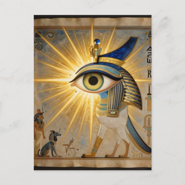 Cartão Postal De Festividades The Egyptian Eye´6 (Frente)