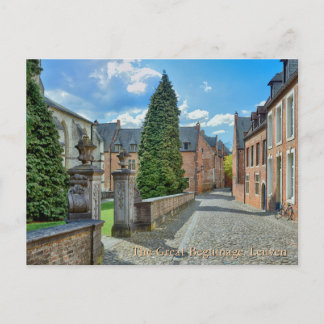 Cartão Postal De Festividades The Great Beguinage in Leuven, Belgium