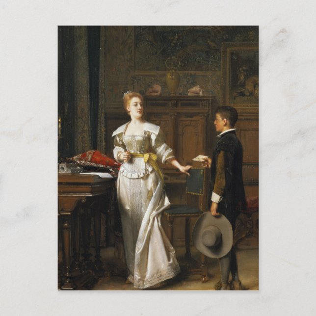 Cartão Postal De Festividades The Valentine Letter (Frente)