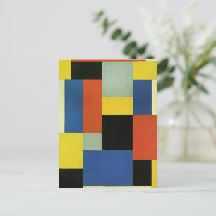 Cartão Postal De Festividades Theo van Doesburg, Composição XX, 