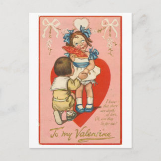 Cartão Postal De Festividades "To My Valentine"