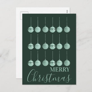 Cartão Postal De Festividades Totally Baubled Christmas Ornament Vector Design 