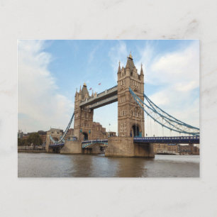 Cartão Postal De Festividades Tower Bridge Londres Inglaterra