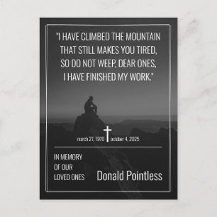 Cartão Postal De Festividades Trabalhos de salvação