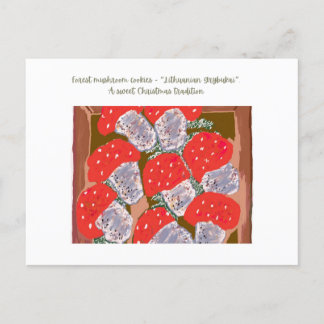 Cartão Postal De Festividades Tradições de Natal na Lituânia