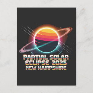 Cartão Postal De Festividades Tricheiro na vida 2025 New Hampshire Retro