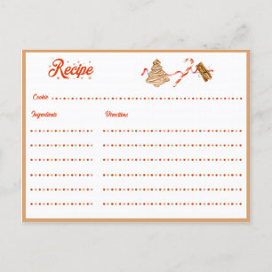 Cartão Postal De Festividades Troca de Biscoitos de Feriado