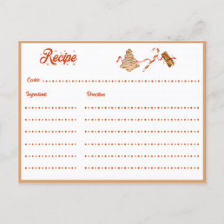 Cartão Postal De Festividades Troca de Biscoitos de Feriado