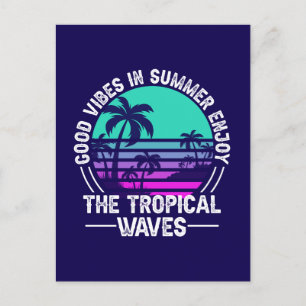 Cartão Postal De Festividades Tropical Summer Vibes-82646