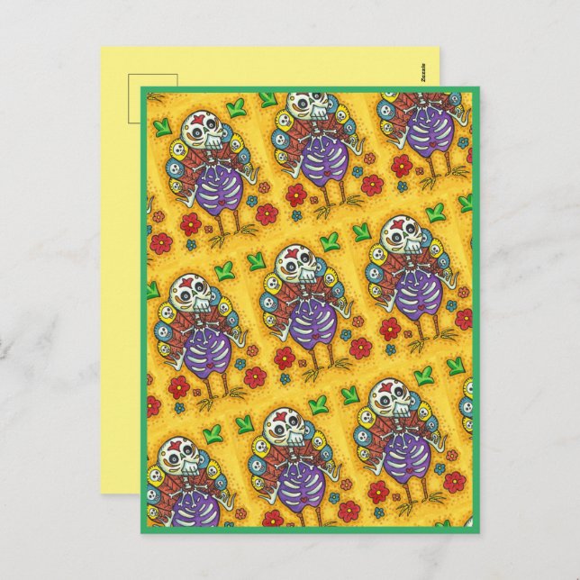 CARTÃO POSTAL DE FESTIVIDADES TURQUIA OSSOS COORDENTES AGRADECENDO AO CÉU DAS AV (Frente/Verso)