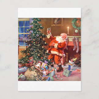 Cartão Postal De Festividades 'Twas a noite antes do Natal