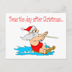 Cartão Postal De Festividades Twas The Day After Christmas