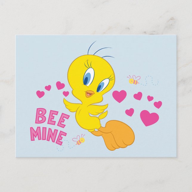 Cartão Postal De Festividades TWEETY™ - Abelha Mina (Frente)