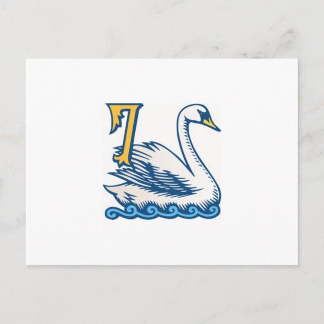 Cartão Postal De Festividades Twelve Days of Christmas - Seven Swans a-Swimming (Frente)