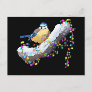 Cartão Postal De Festividades Twinkle Twinkle Little Tit