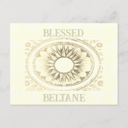 Cartão Postal De Festividades Um Cartão de Saudação Dobrado Beltane Horizon