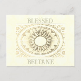 Cartão Postal De Festividades Um Cartão de Saudação Dobrado Beltane Horizon
