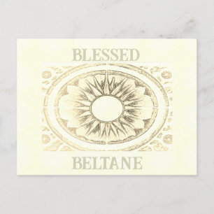 Cartão Postal De Festividades Um Cartão de Saudação Dobrado Beltane Horizon