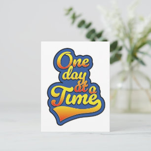 Cartão Postal De Festividades Um dia de cada vez