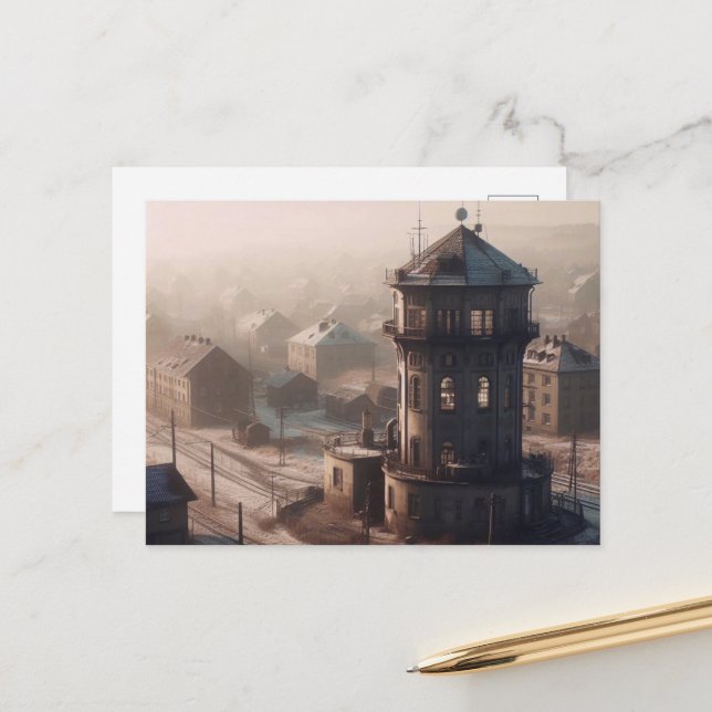 Cartão Postal De Festividades Um dia de outono (Frente/Verso In Situ)