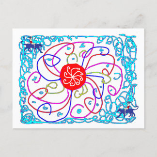 Cartão Postal De Festividades Um dia de sol