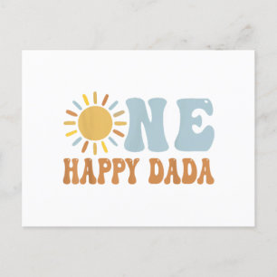 Cartão Postal De Festividades Um Feliz Dada da Primeira Viagem de Aniversário