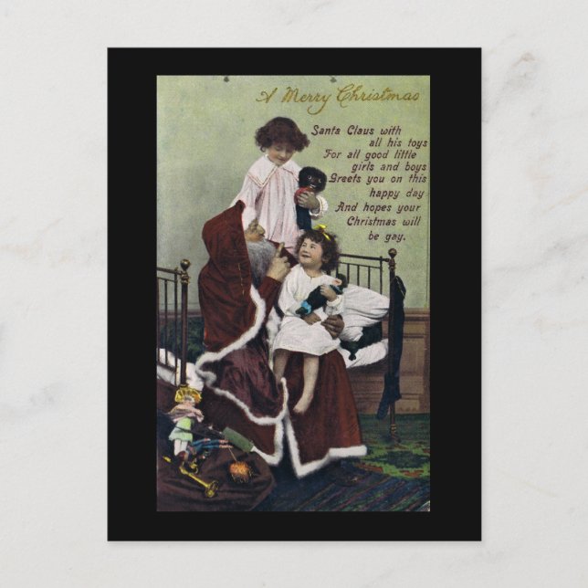 Cartão Postal De Festividades Um Feliz Natal (Frente)