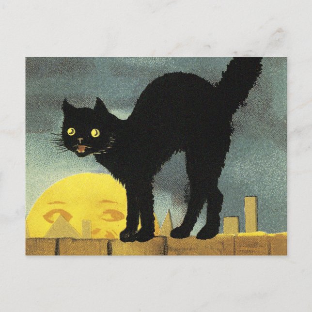 Cartão Postal De Festividades Um Halloween Feliz (Frente)