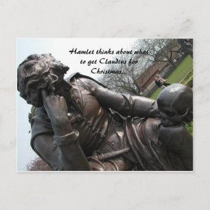 Cartão Postal De Festividades um natal muito hamlet
