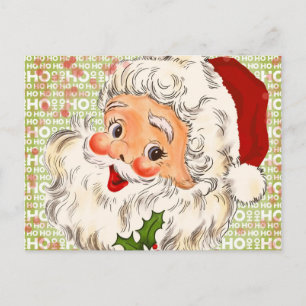 Cartão Postal De Festividades Um Papai Noel Holly, de Maçã-Maçã, Parte 2