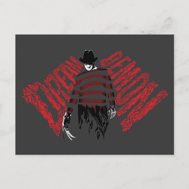 Cartão Postal De Festividades Um pesadelo na Elm Street | Dream Demon Freddy (Frente)