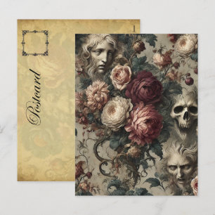 Cartão Postal De Festividades Um Sangue para Seguir - Vitoriano Gótico