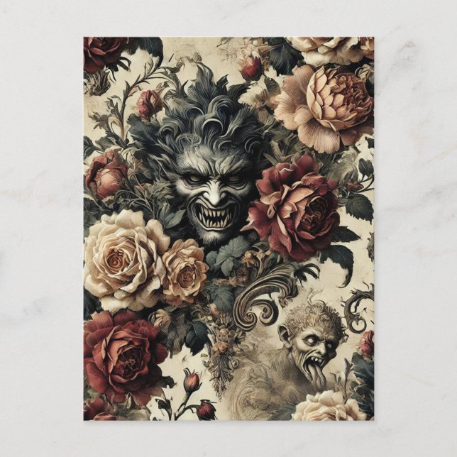 Cartão Postal De Festividades Um Santuário Selvagem - Vitoriano Gótico (Frente)