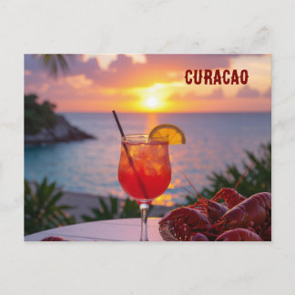 Cartão Postal De Festividades Uma adorável tarde em CURACAO