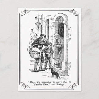 Cartão Postal De Festividades Uma Carol de Natal: Por que, é impossível